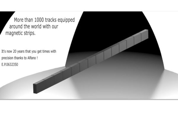 ALFANO TRACK MAGNETIC STRIP - 1 METER LENGTH