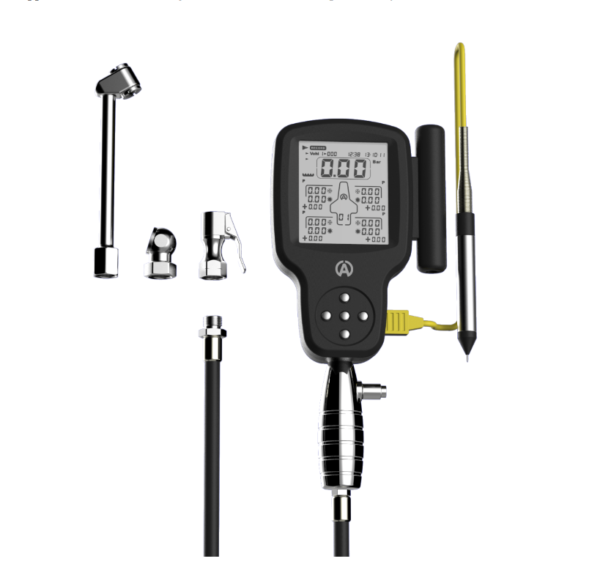 Alfano Tyre Control 2 Pressure Gauge inc Temp Sensor Probe